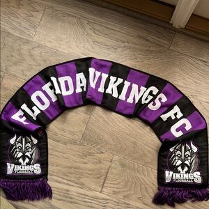 Florida Vikings Floorball Scarf in Black and Purple